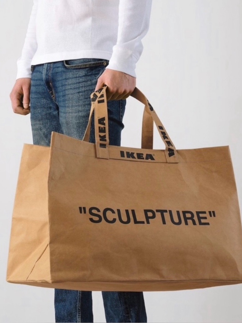 VIRGIL ABLOH X IKEA COLLABORATION MARKERAD “SCULPTURE” BAG 21 GALLON NWT
